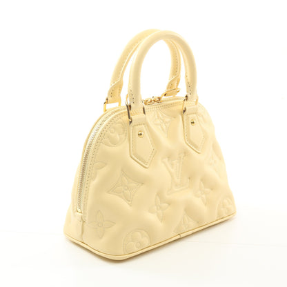 アルマBB ソフト バブルグラム バナナ ハンドバッグ レザー ライトイエロー 2WAY ルイヴィトン バッグ LOUIS VUITTON