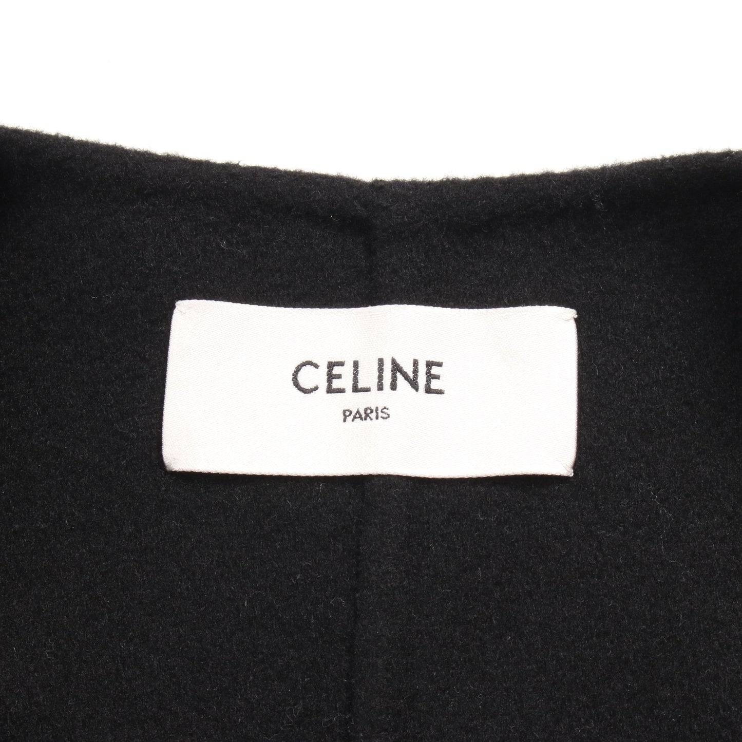 バスローブ コート カシミヤ ブラック セリーヌ アウター CELINE