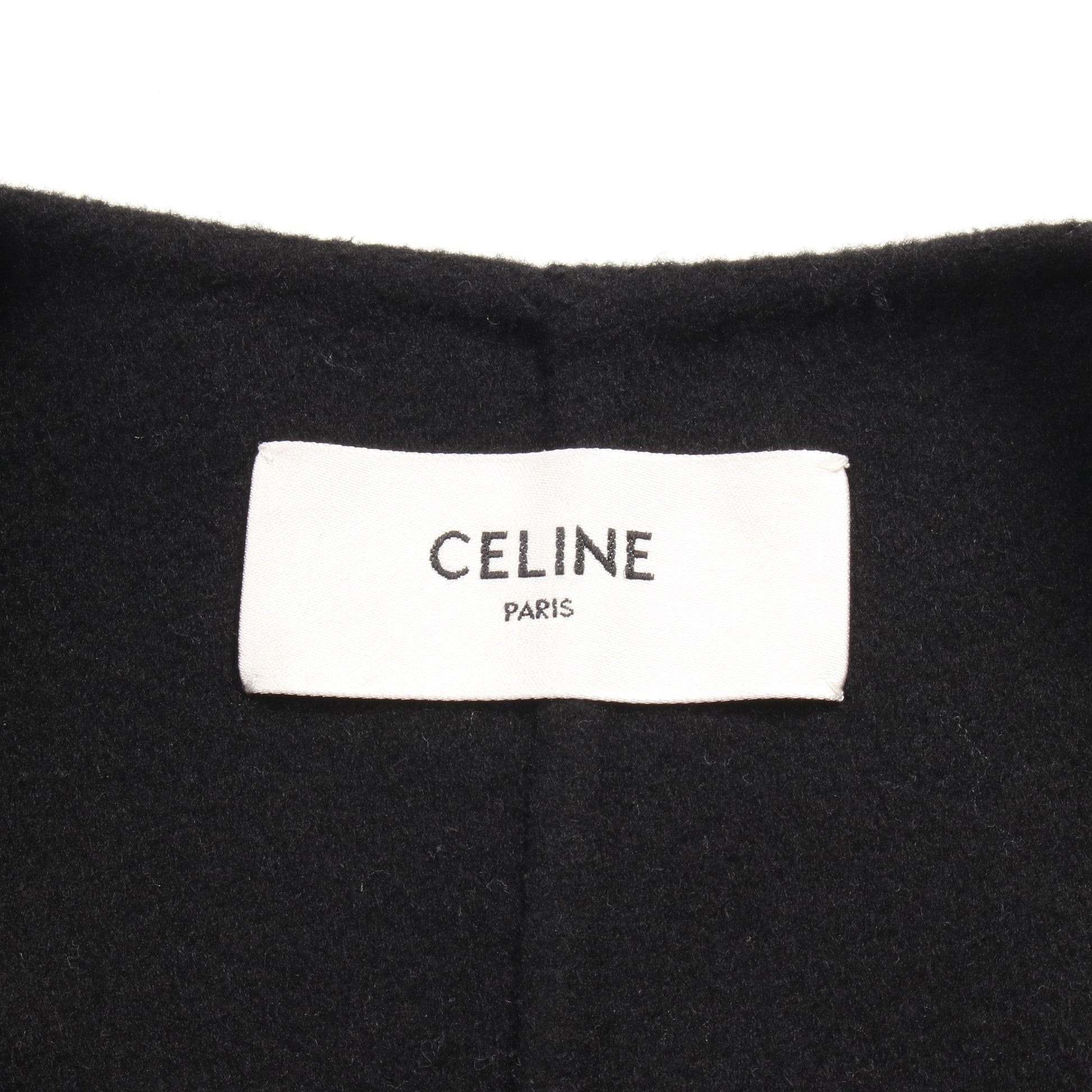 バスローブ コート カシミヤ ブラック セリーヌ アウター CELINE