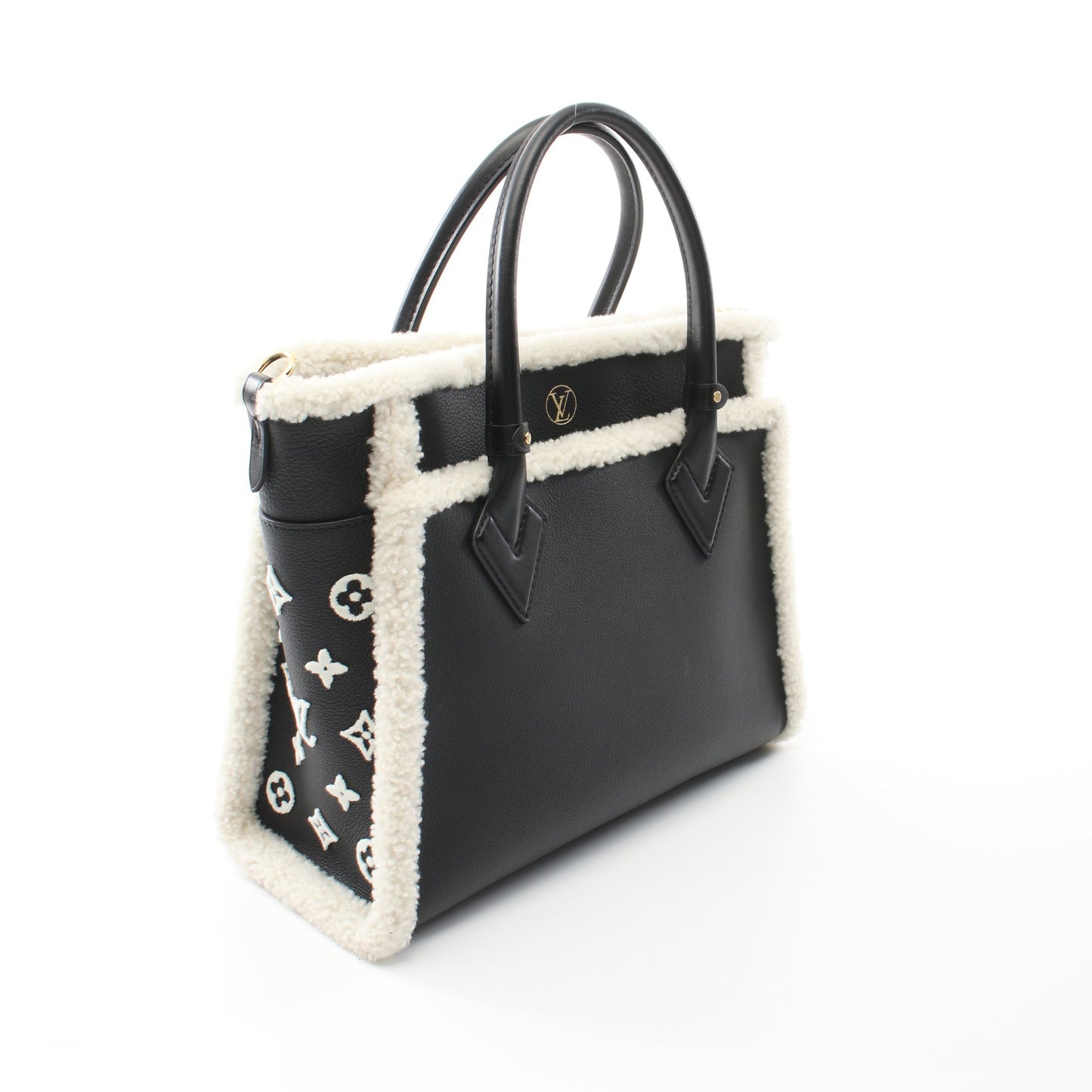 オンマイサイドMM ハンドバッグ トリヨンレザー ブラック 2WAY ルイヴィトン バッグ LOUIS VUITTON