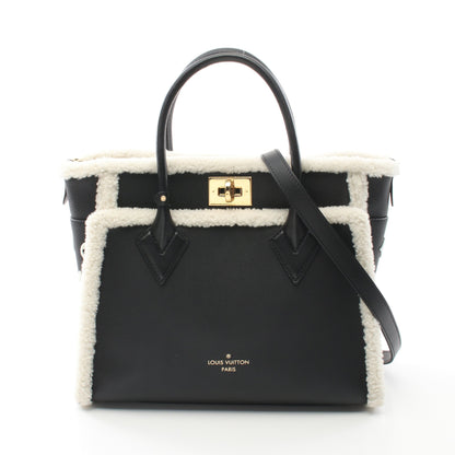 オンマイサイドMM ハンドバッグ トリヨンレザー ブラック 2WAY ルイヴィトン バッグ LOUIS VUITTON