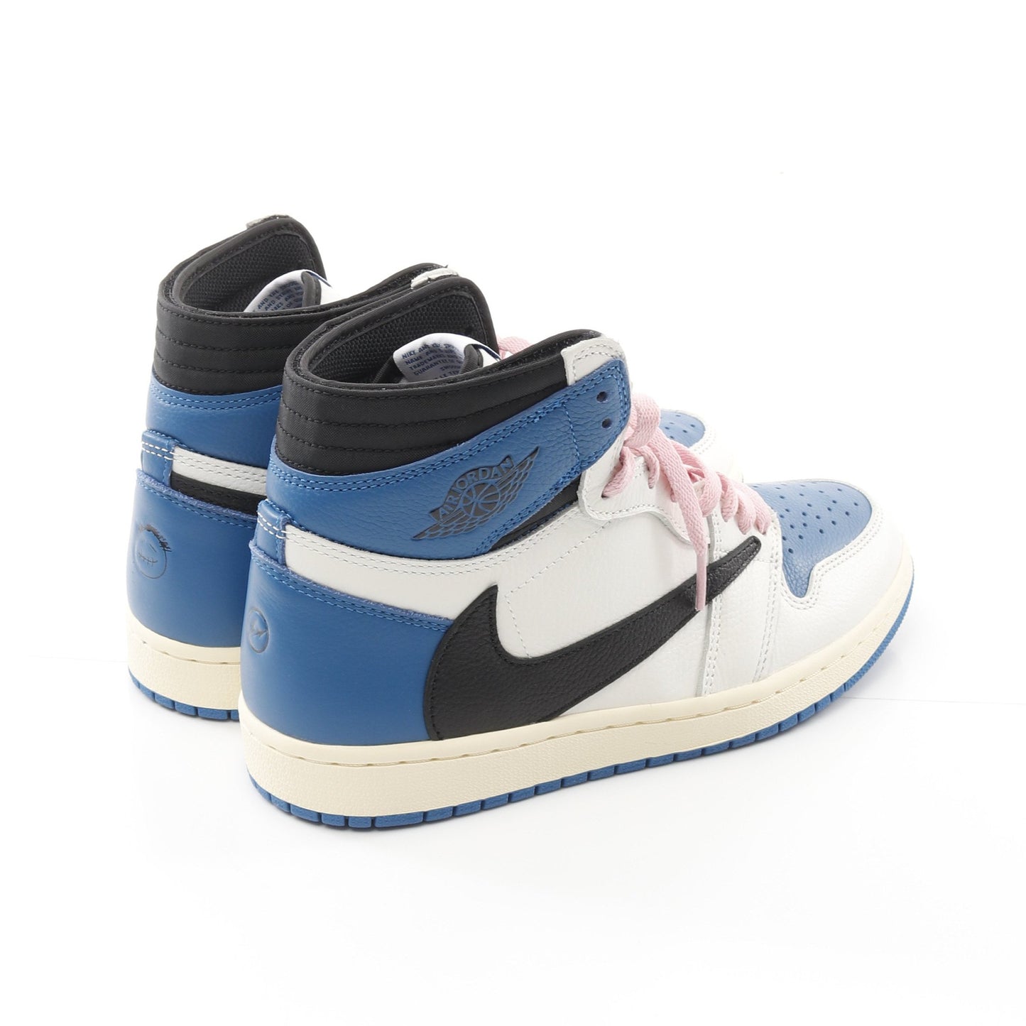 NIKE × FRAGMENT TRAVIS SCOTT Air Jordan 1 Retro High スニーカー レザー ブルー ホワイト ブラック ナイキ シューズ NIKE