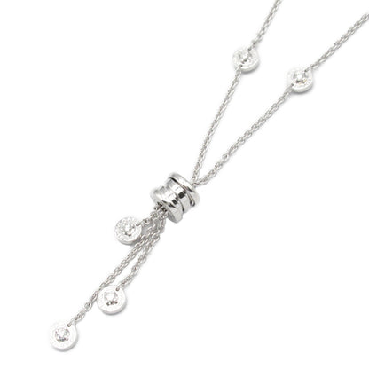 B-zero1 エレメント ネックレス ダイヤ ネックレス K18WG（ホワイトゴールド） ダイヤモンド クリア ブルガリ アクセサリー BVLGARI