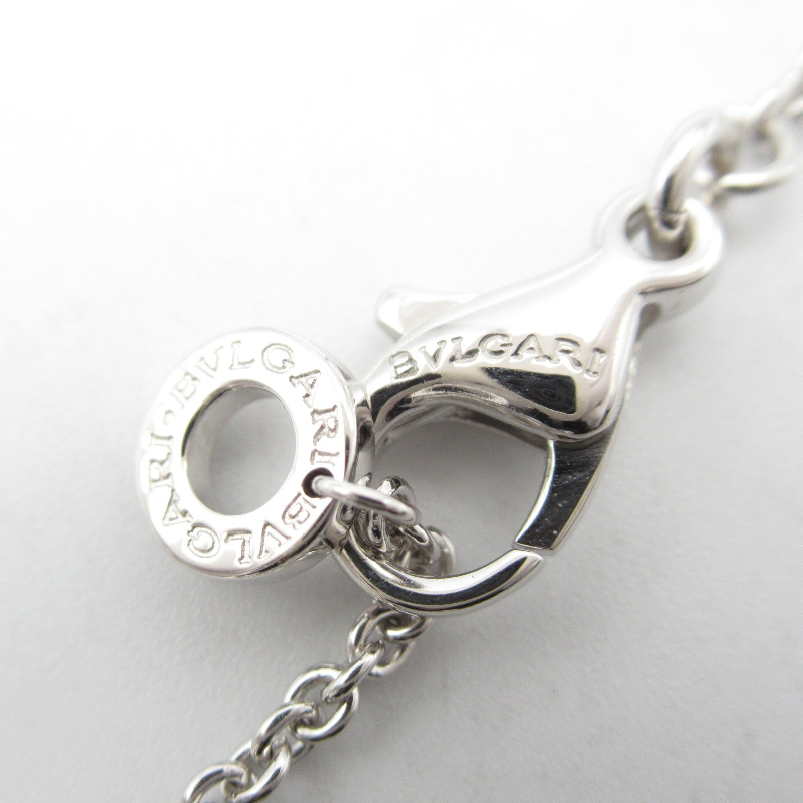 B-zero1 エレメント ネックレス ダイヤ ネックレス K18WG（ホワイトゴールド） ダイヤモンド クリア ブルガリ アクセサリー BVLGARI