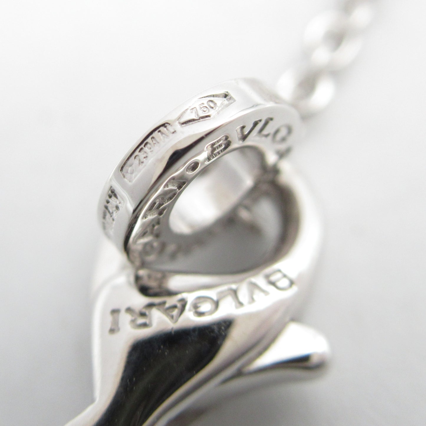 B-zero1 エレメント ネックレス ダイヤ ネックレス K18WG（ホワイトゴールド） ダイヤモンド クリア ブルガリ アクセサリー BVLGARI