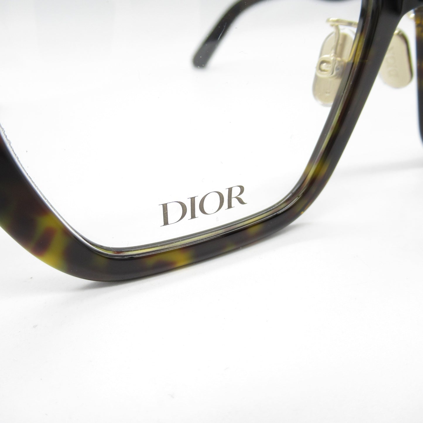 伊達メガネ メガネ 眼鏡 その他 ブラウン べっ甲柄 ディオール 財布・小物 DIOR