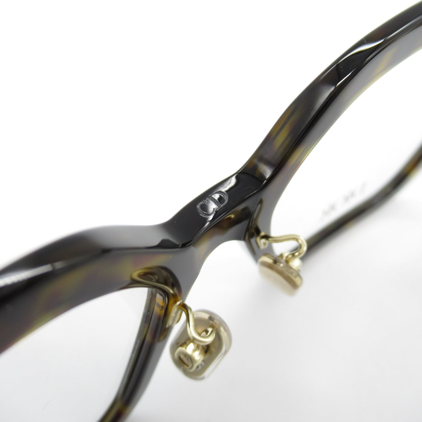 伊達メガネ メガネ 眼鏡 その他 ブラウン べっ甲柄 ディオール 財布・小物 DIOR