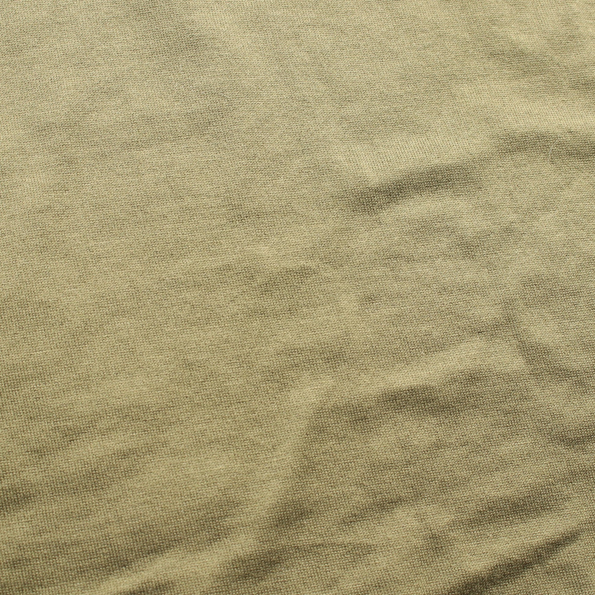 Tシャツ ロゴ刺繍 コットン カーキグリーン エルメス トップス HERMES