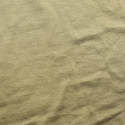 Tシャツ ロゴ刺繍 コットン カーキグリーン エルメス トップス HERMES
