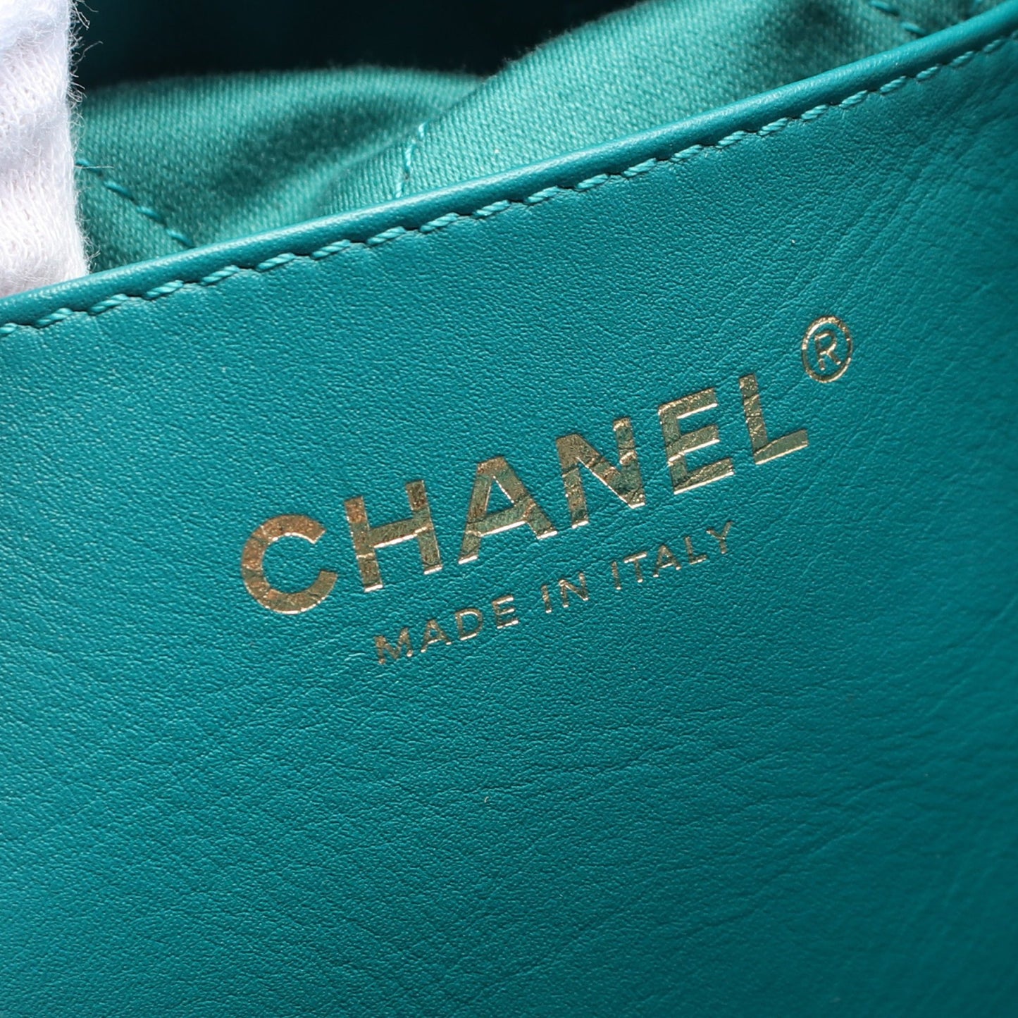 CHANEL 22 ミニ チェーンショルダーバッグ レザー グリーン ゴールド金具 2WAY シャネル バッグ CHANEL