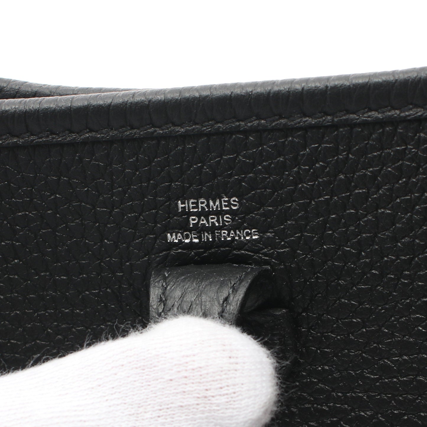 エヴリンTPM アマゾン ショルダーバッグ トリヨンクレマンス ブラック シルバー金具 B刻印 エルメス バッグ HERMES