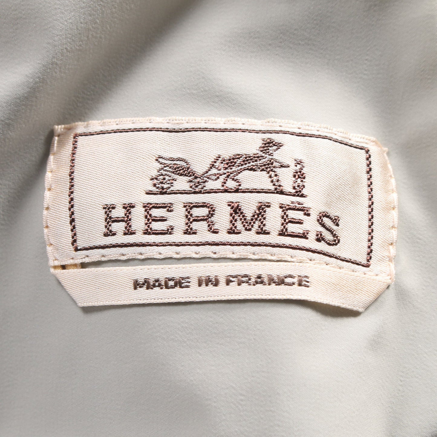 シュヴァル パンク バンダナ ブルゾン コットン ナイロン グレーグリーン マルチカラー リバーシブル エルメス アウター HERMES