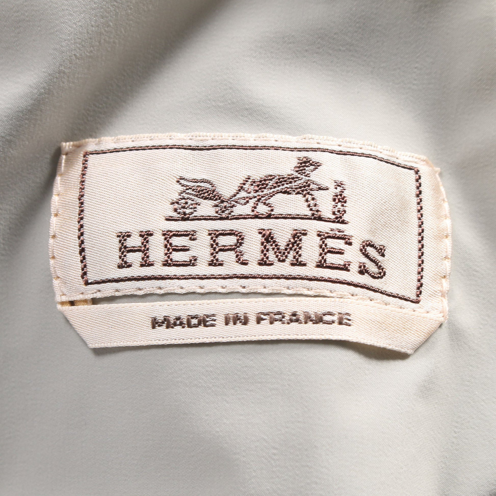 シュヴァル パンク バンダナ ブルゾン コットン ナイロン グレーグリーン マルチカラー リバーシブル エルメス アウター HERMES