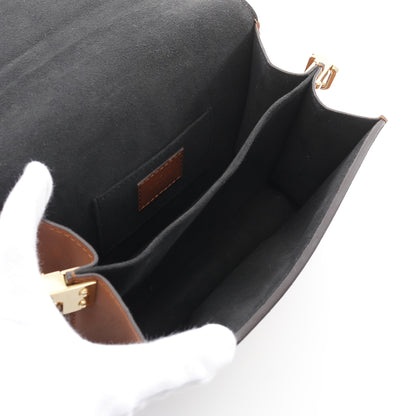 ドーフィーヌ MINI モノグラムリバース ショルダーバッグ PVC レザー ブラウン ベージュ ルイヴィトン バッグ LOUIS VUITTON