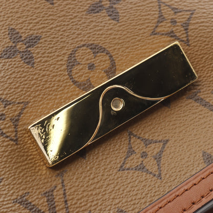 ドーフィーヌ MINI モノグラムリバース ショルダーバッグ PVC レザー ブラウン ベージュ ルイヴィトン バッグ LOUIS VUITTON