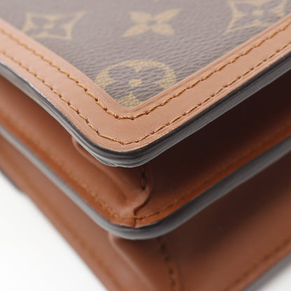 ドーフィーヌ MINI モノグラムリバース ショルダーバッグ PVC レザー ブラウン ベージュ ルイヴィトン バッグ LOUIS VUITTON