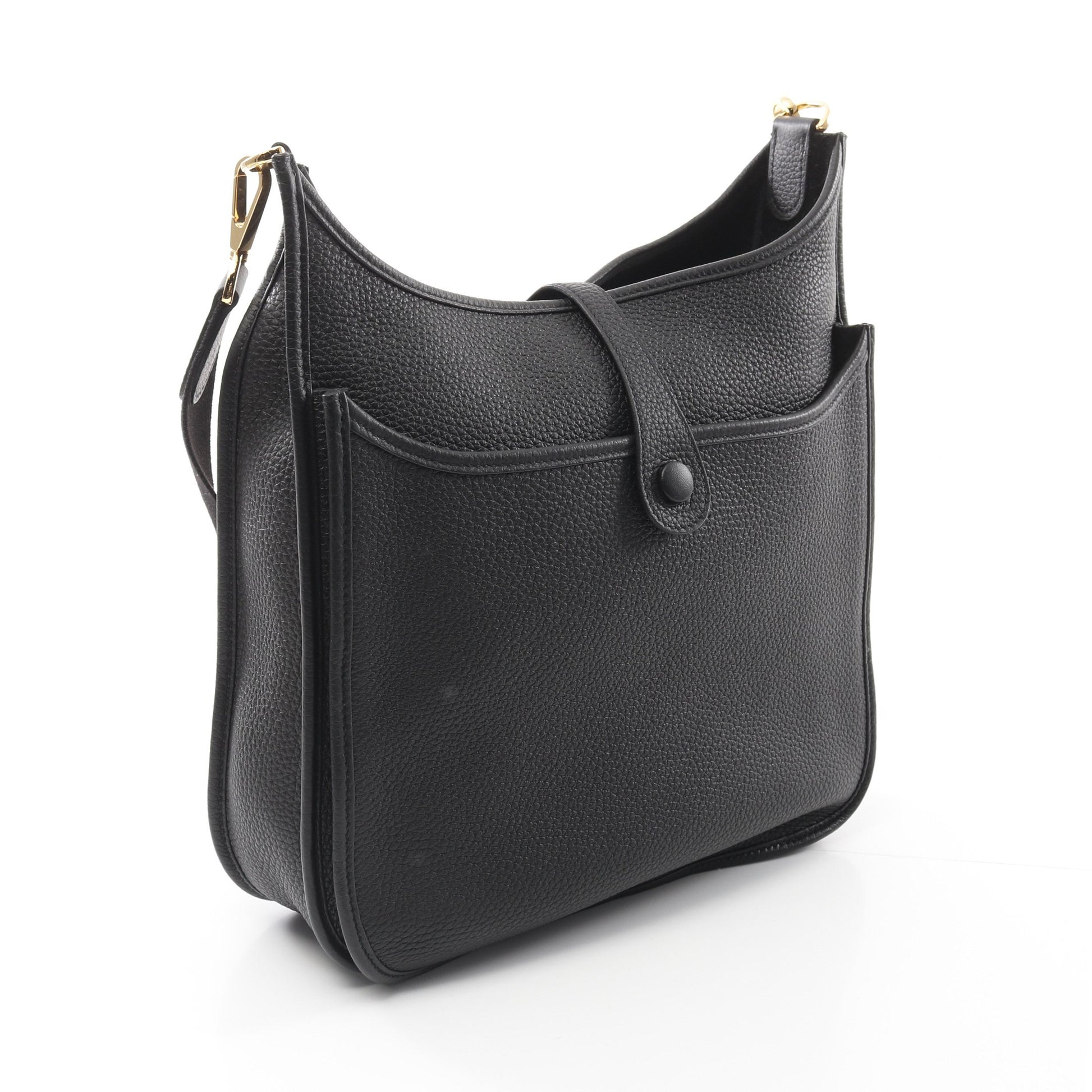 エヴリン 3 トロワ PM ショルダーバッグ トリヨンクレマンス ブラック ゴールド金具 B刻印 エルメス バッグ HERMES