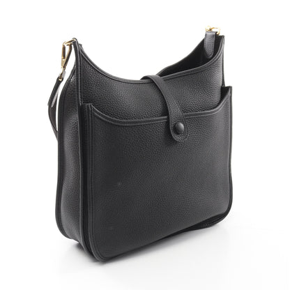 エヴリン 3 トロワ PM ショルダーバッグ トリヨンクレマンス ブラック ゴールド金具 B刻印 エルメス バッグ HERMES