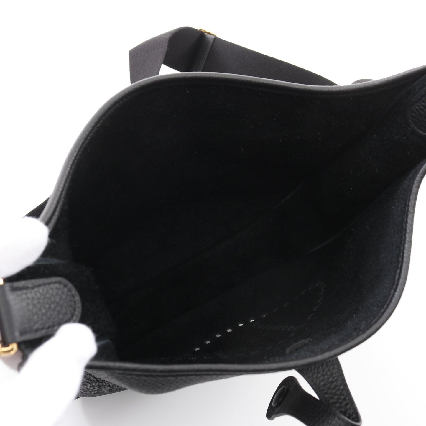 エヴリン 3 トロワ PM ショルダーバッグ トリヨンクレマンス ブラック ゴールド金具 B刻印 エルメス バッグ HERMES
