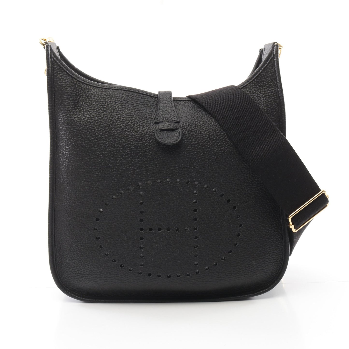 エヴリン 3 トロワ PM ショルダーバッグ トリヨンクレマンス ブラック ゴールド金具 B刻印 エルメス バッグ HERMES