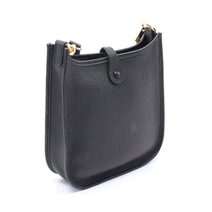 エヴリンTPM ショルダーバッグ トリヨンクレマンス ブラック ゴールド金具 Z刻印 エルメス バッグ HERMES