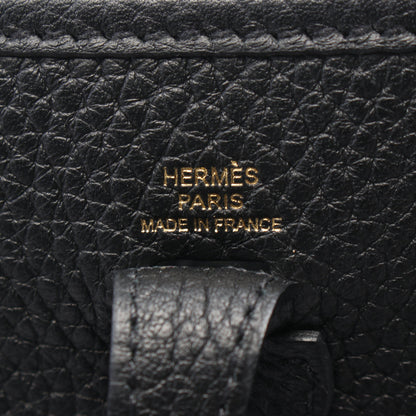 エヴリンTPM ショルダーバッグ トリヨンクレマンス ブラック ゴールド金具 Z刻印 エルメス バッグ HERMES