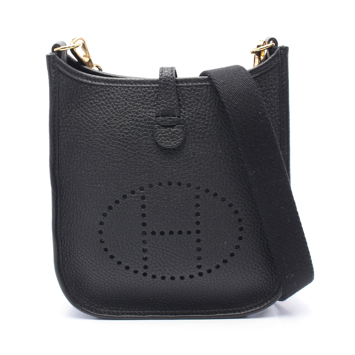 エヴリンTPM ショルダーバッグ トリヨンクレマンス ブラック ゴールド金具 Z刻印 エルメス バッグ HERMES