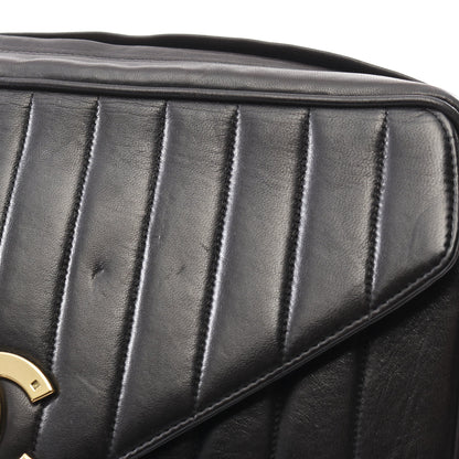マドモアゼル チェーンショルダーバッグ タッセル ラムスキン ブラック ゴールド金具 シャネル バッグ CHANEL