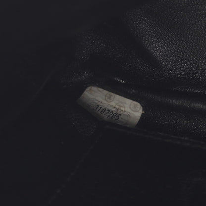 マドモアゼル チェーンショルダーバッグ タッセル ラムスキン ブラック ゴールド金具 シャネル バッグ CHANEL