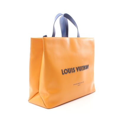 ショッパー トート MM サフラン ハンドバッグ トートバッグ レザー オレンジ 2WAY ルイヴィトン バッグ LOUIS VUITTON