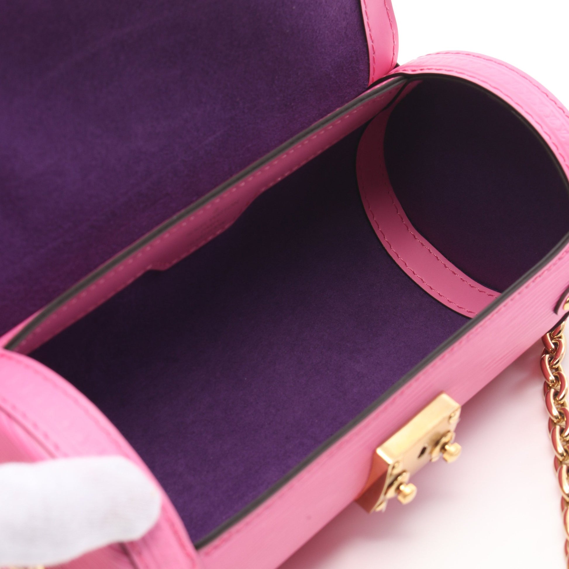 パピヨントランク エピ ローズ チェーンハンドバッグ レザー ピンク 2WAY ルイヴィトン バッグ LOUIS VUITTON
