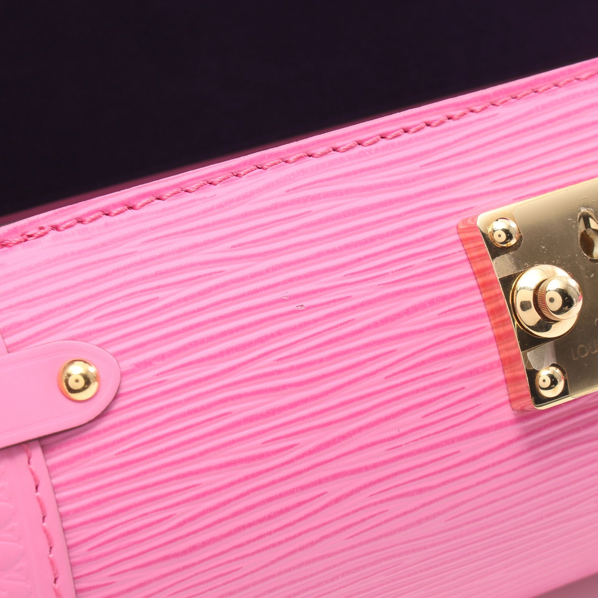 パピヨントランク エピ ローズ チェーンハンドバッグ レザー ピンク 2WAY ルイヴィトン バッグ LOUIS VUITTON