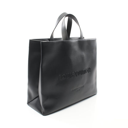 ショッパー トート MM ハンドバッグ トートバッグ レザー ブラック 2WAY 2025SS ルイヴィトン バッグ LOUIS VUITTON