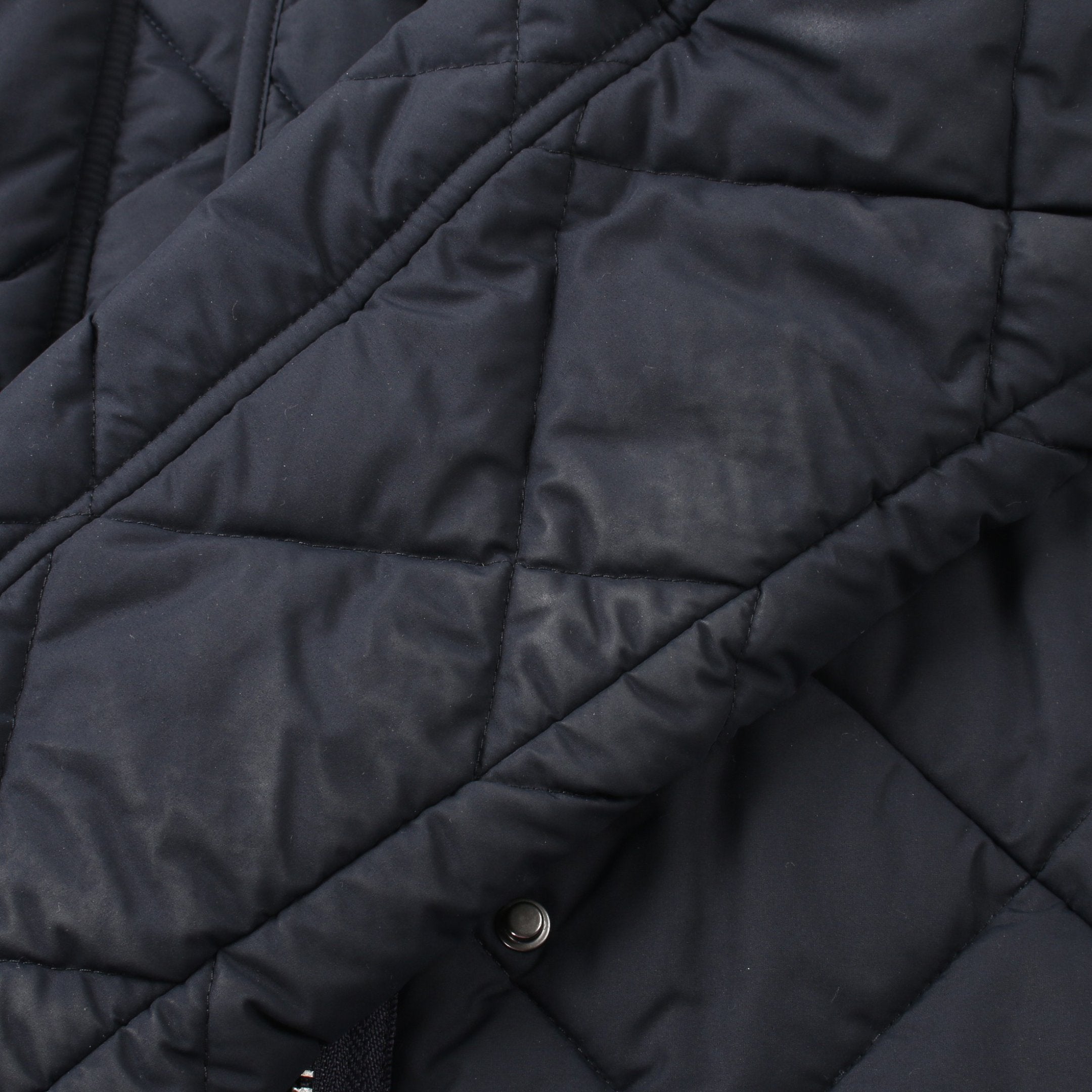 バーバリー　イギリス製　キルティングジレ　ダークネイビー バーバリー イギリス製 キルティングジレ ダークネイビー Burberry