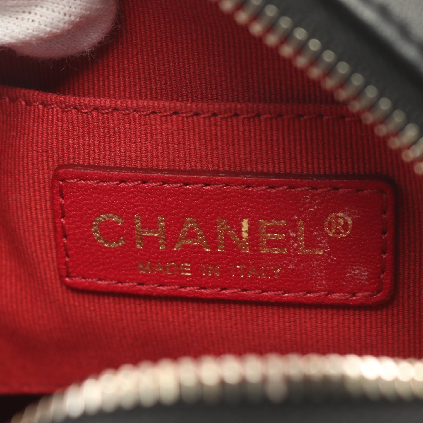 マトラッセ フェイクパール チェーンショルダーバッグ ラムスキン ブラック ゴールド金具 シャネル バッグ CHANEL