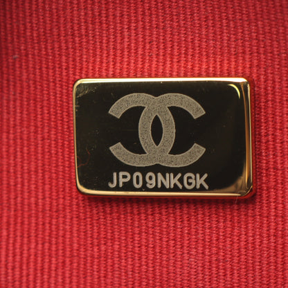 マトラッセ フェイクパール チェーンショルダーバッグ ラムスキン ブラック ゴールド金具 シャネル バッグ CHANEL