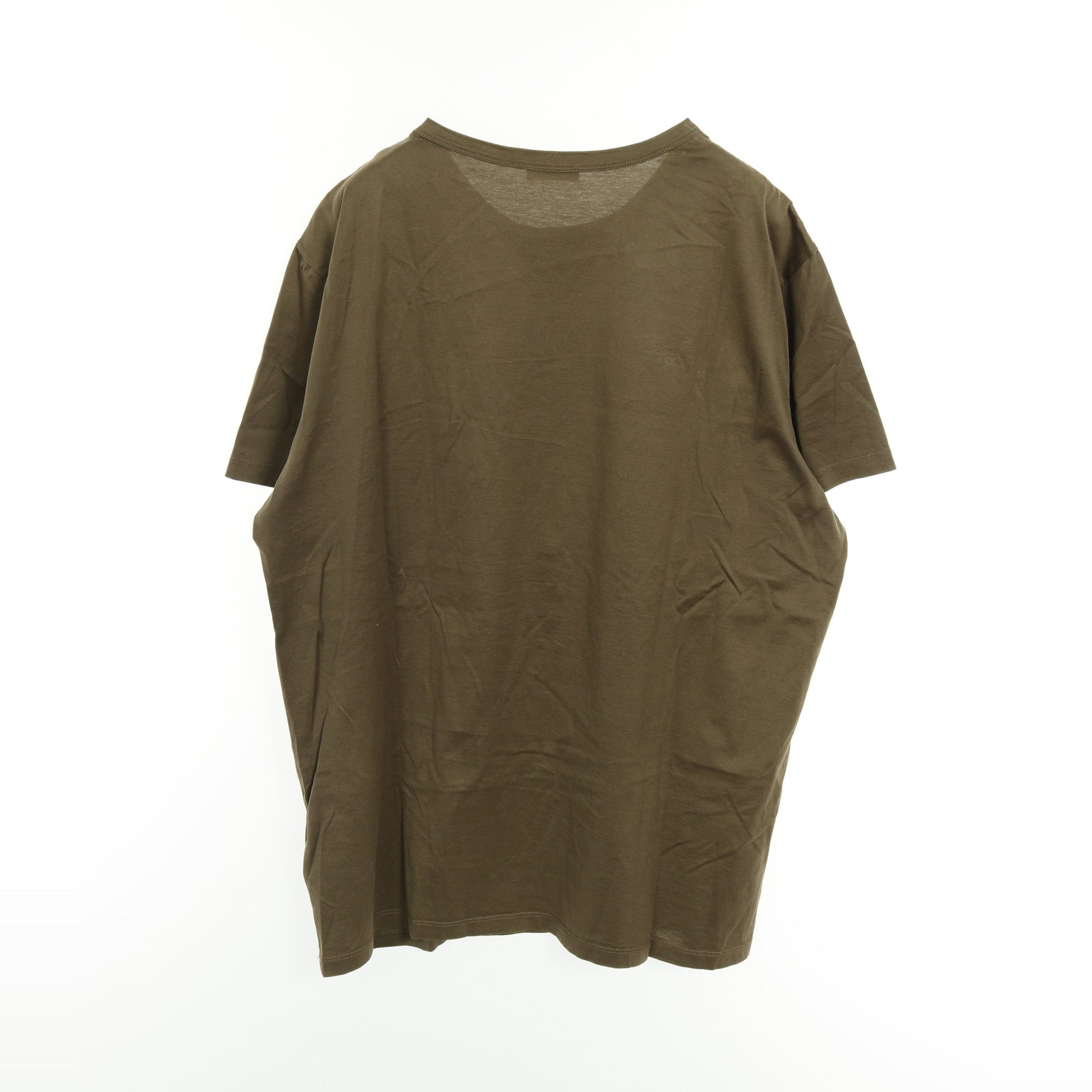 アイコンワッペン Tシャツ クルーネック コットン カーキグリーン モンクレール トップス MONCLER