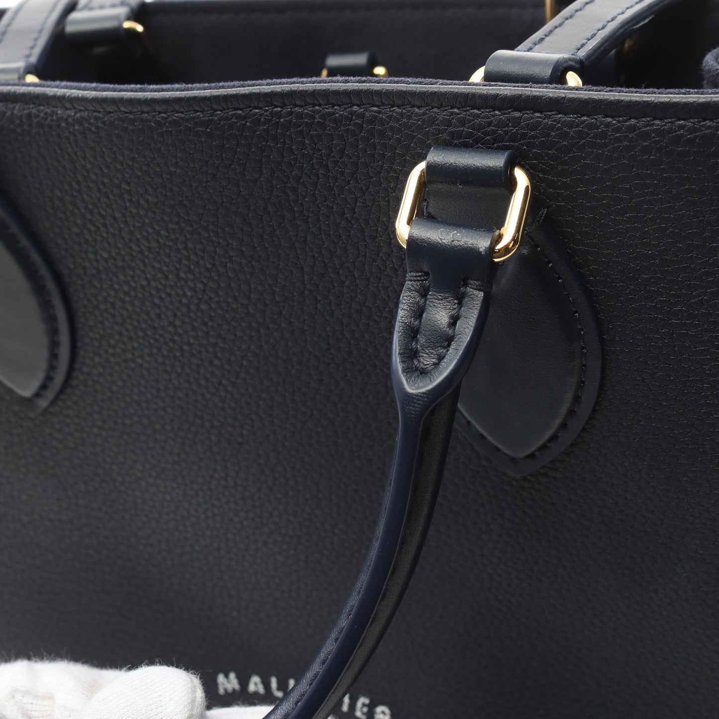 オンザゴーMM セーラーズノット ノーティカル 1022 ショルダーバッグ トートバッグ レザー ネイビー ルイヴィトン バッグ LOUIS VUITTON