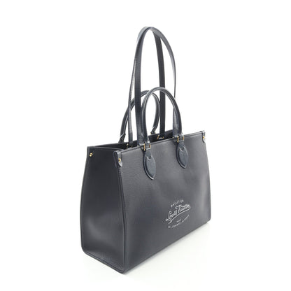 オンザゴーMM セーラーズノット ノーティカル 1022 ショルダーバッグ トートバッグ レザー ネイビー ルイヴィトン バッグ LOUIS VUITTON