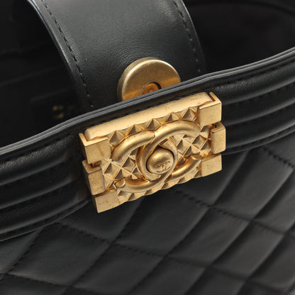 ボーイシャネル チェーンショルダーバッグ ラムスキン ブラック ゴールド金具 シャネル バッグ CHANEL
