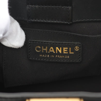 ボーイシャネル チェーンショルダーバッグ ラムスキン ブラック ゴールド金具 シャネル バッグ CHANEL