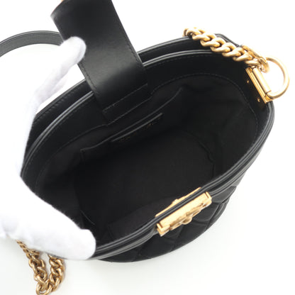 ボーイシャネル チェーンショルダーバッグ ラムスキン ブラック ゴールド金具 シャネル バッグ CHANEL