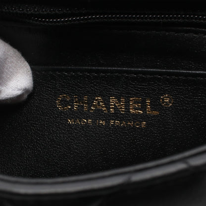 ミニマトラッセ チェーンショルダーバッグ ラムスキン ブラック ゴールド金具 シャネル バッグ CHANEL