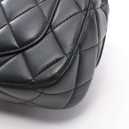 ミニマトラッセ チェーンショルダーバッグ ラムスキン ブラック ゴールド金具 シャネル バッグ CHANEL