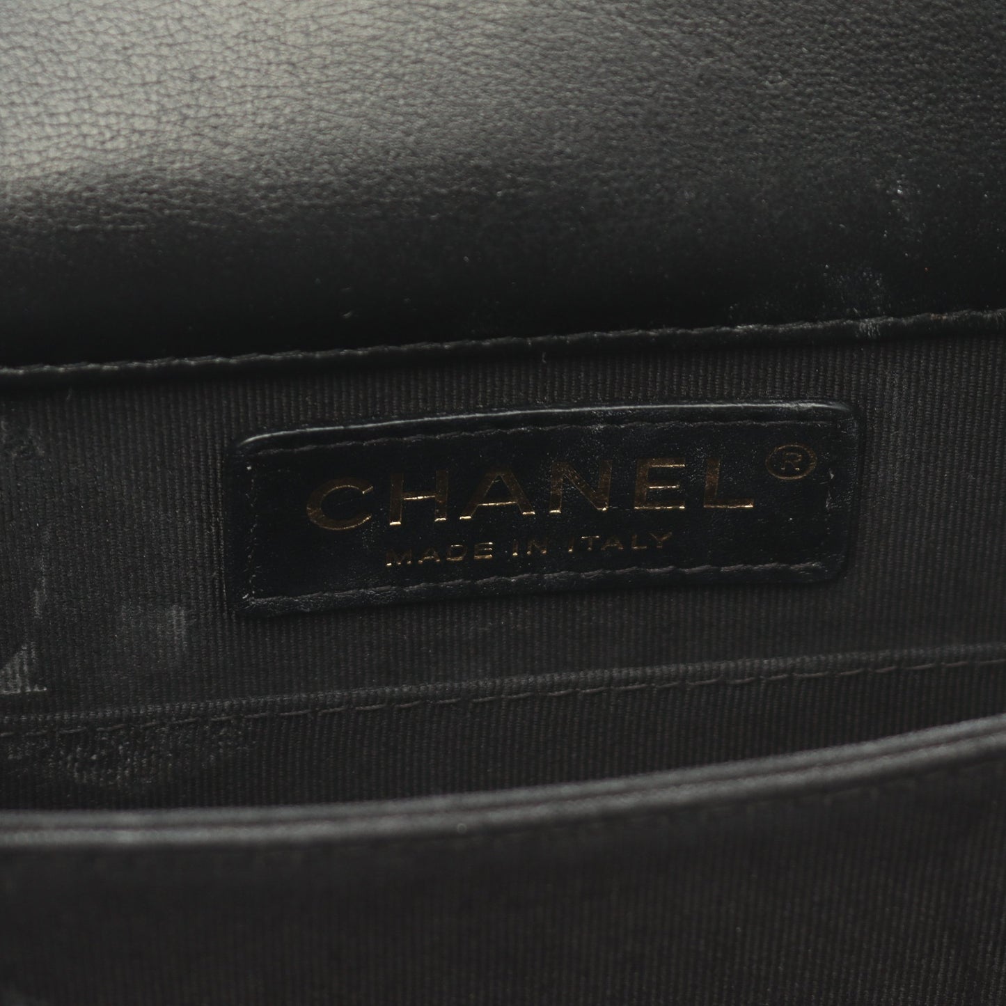 ボーイシャネル マトラッセ チェーンショルダーバッグ ラムスキン ブラック ゴールド金具 シャネル バッグ CHANEL
