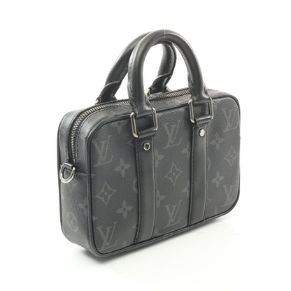 ナノ PDV モノグラムエクリプス ハンドバッグ PVC レザー ブラック 2WAY ルイヴィトン バッグ LOUIS VUITTON