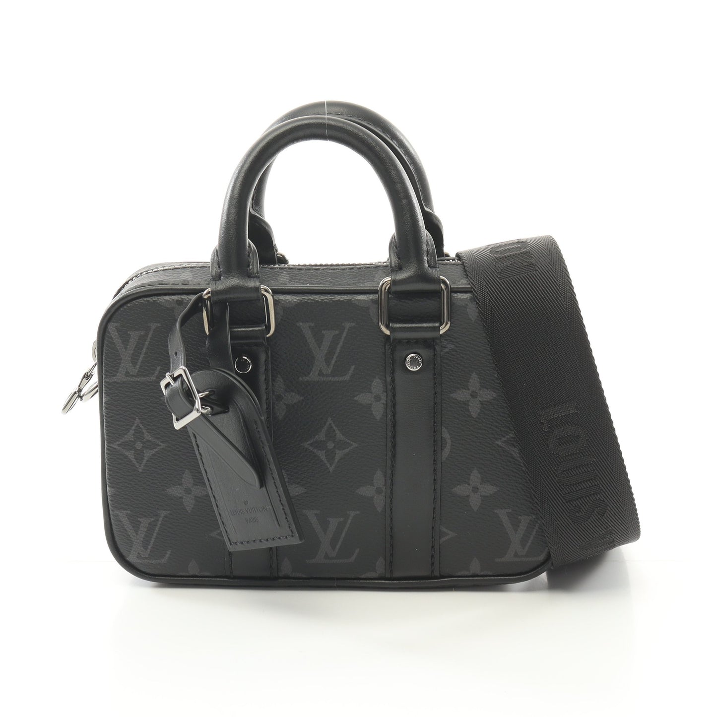 ナノ PDV モノグラムエクリプス ハンドバッグ PVC レザー ブラック 2WAY ルイヴィトン バッグ LOUIS VUITTON