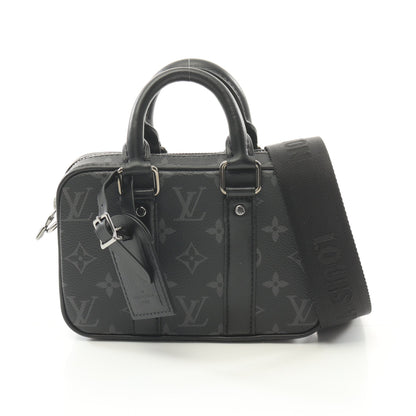 ナノ PDV モノグラムエクリプス ハンドバッグ PVC レザー ブラック 2WAY ルイヴィトン バッグ LOUIS VUITTON