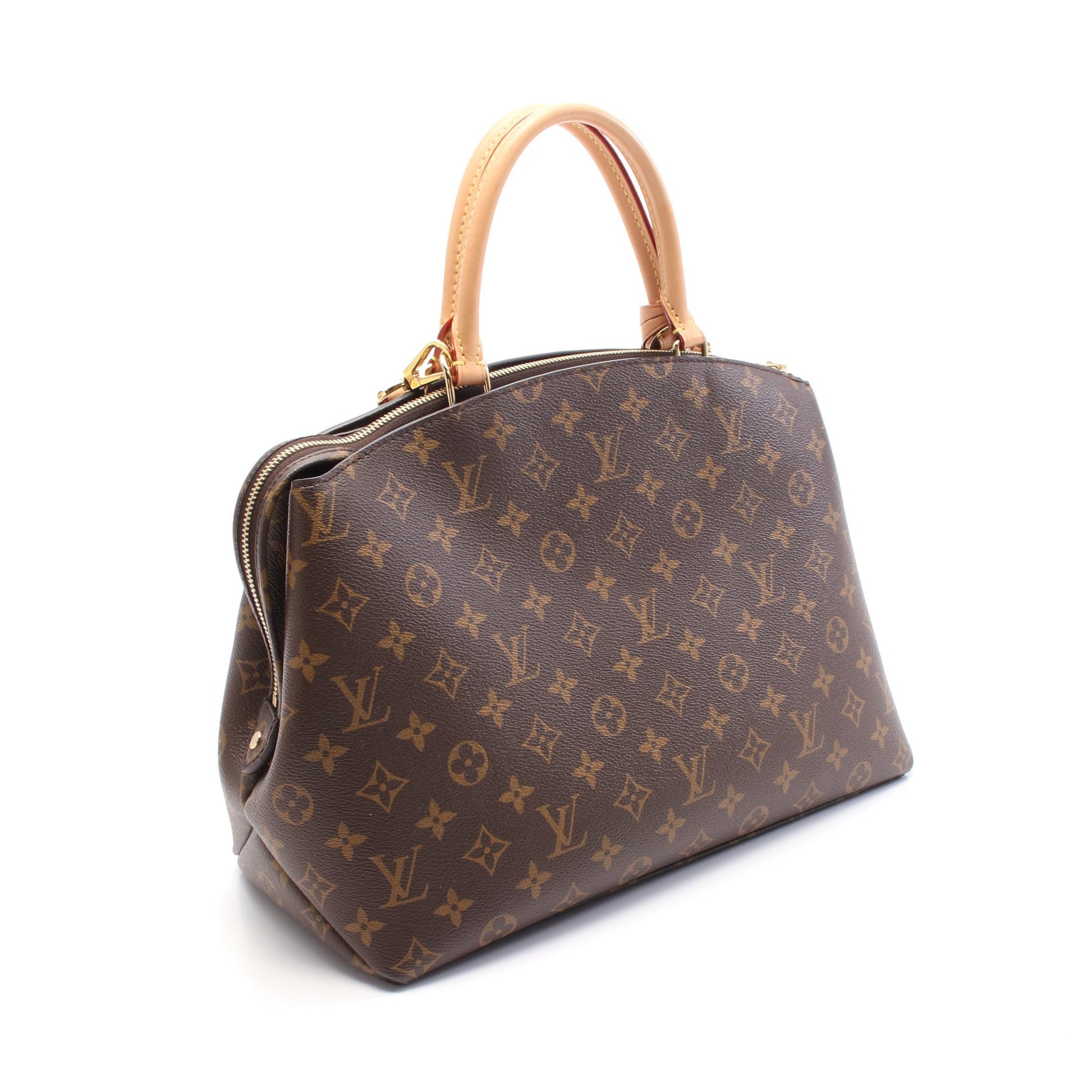グラン パレMM モノグラム ハンドバッグ PVC レザー ブラウン 2WAY ルイヴィトン バッグ LOUIS VUITTON