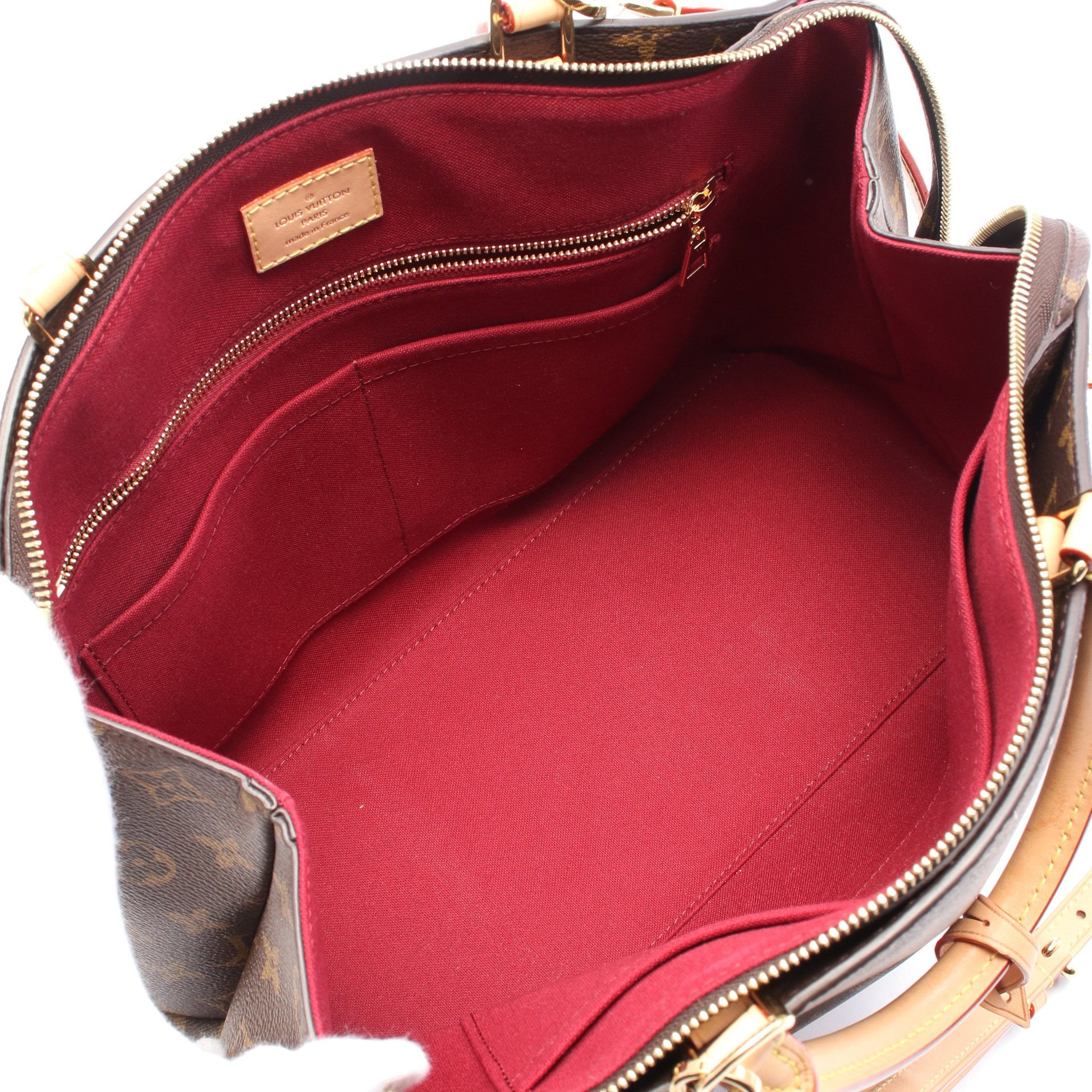 グラン パレMM モノグラム ハンドバッグ PVC レザー ブラウン 2WAY ルイヴィトン バッグ LOUIS VUITTON
